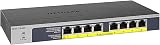 NETGEAR GS108PP 8 Port PoE Switch 8 PoE+ 123W Gigabit Desktop Wall Rack