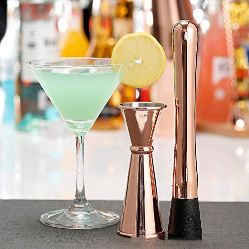 YYQQ 11 Stück Cocktail Set Cocktail Shaker Cocktail Mixer Geschenk Set Bar Zubehör 820 ML Cocktailshaker Edelstahl für… – Bild 8
