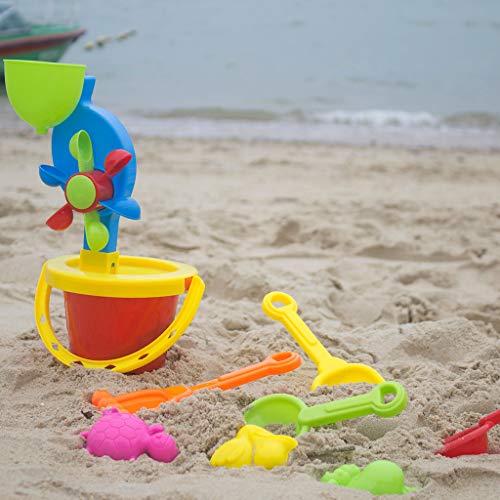 Kids Beach Toys Set, Sandbox Toys 11pc Super Value Molds Tools On Summer Seaside Holiday Must Toys Clearance (As show)