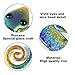LIFFY Metal Lizard Wall Decor Handmade Glass & Metal Outdoor Gecko Wall Art for Patio Fence Pretty Gift Idea Make Your Garden Unique