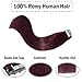 Tape Human Hair Red 18 50