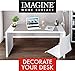 Microthin 24x36-Inch Imagine Work Surface Ultra-Thin Non-Slip Desk Pad - Floating Flowers
