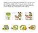 4 in 1 Vegetable Chopper, French fry cutter - Dice, Mince, Slice & Cube Fruits, Meats, Cheese & More, with 4 Stainless Steel Interchangeable Blades - Machine Washable - By Tiabo