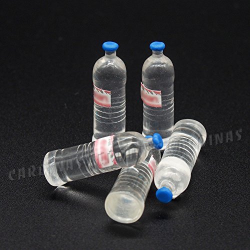 Odoria 1:12 Miniature 5PCS Mineral Water Bottles Dollhouse Kitchen Accessories - //medicalbooks.filipinodoctors.org