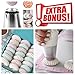 K&S Artisan Russian Piping Tips Set Cake Decorating Supplies Kit Flower Frosting tips Set 12 Icing Nozzles 2 Couplers 2 Leaf Tips 1 Silicone Bag 10 Pastry Baking Bags