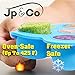 JP&Co. Silicone Egg Bites Molds for Instant Pot Accessories - Fits Instant Pot 5,6,8 qt Pressure Cooker, Reusable Storage Container and Freezer Tray with Lid