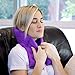 Microwavable Heating Pad for Sore Neck and Shoulder Pain Relief - Moist Microwave Heating Pad for Muscles and Joints - Microwave Hot Pack Heat Pad for Stiff Neck and Stress Relief - 1 Heat Pack Purple
