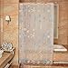 Ufatansy Uforme Sea Star Theme Pattern Shower Curtain Liner Waterproof, 100% Eco-Friendly PEVA Bathroom Curtian Stain Resistant with Rustproof Metal Grommets, Standard Size （72Wx72L）