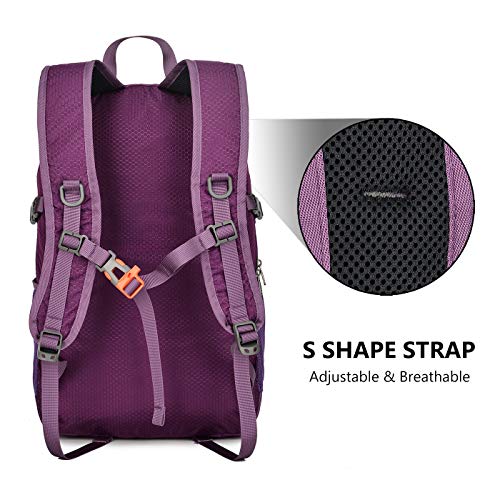 NEEKFOX Lightweight Packable Hiking Backpack 30L Travel Hiking Daypack