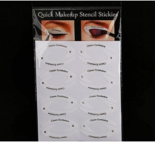 LYNN CAPANZANO 32 Pcs/Pack Eye shadow Stencil Eyeliner Template Sticker Smokey Eye Stencil Eye Makeup Cosmetics Tool Set