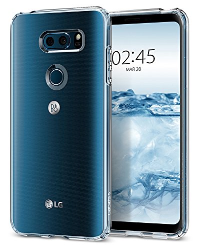 Spigen Liquid Crystal Designed for LG V30 Case (2017) - Crystal Clear (Best Case Lg V30)