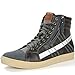 Alpine Swiss Men's Reto Canvas and High Top Sneakers