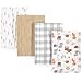 Hudson Baby Unisex Baby Cotton Flannel Burp Cloths, Woodland, One Size