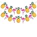 Tropical Party Decorations Banner Flamingo Pineapple For Luau Hawaiian Summer Party Supplies