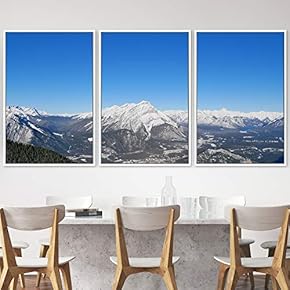 signwin 3 Piece Framed Canvas Wall Art Snow...