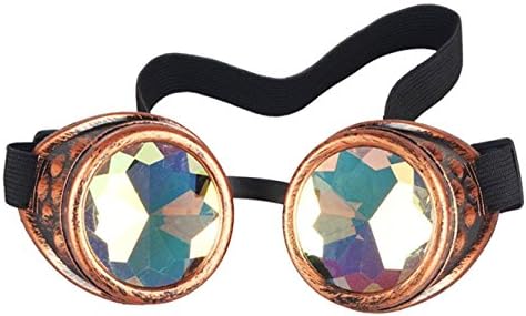 Wormhole Kaleidoscope Goggles Glasses Rave Steampunk - EDM Accessories for Women &amp; Men