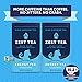 Zest Tea Premium Energy Hot Tea, High Caffeine Blend Natural & Healthy Traditional Black Coffee Substitute, Perfect for Keto, 150 mg Caffeine per Serving, Blue Lady Black Tea, 30 Sachets (2 Tins)