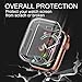Compatible with Apple Watch Band with Case 42mm 44mm for Women, CTYBB Rhinestone Metal Jewelry Wristband Strap Replacement for iWatch Bracelet Series 4/3 / 2/1, Gold