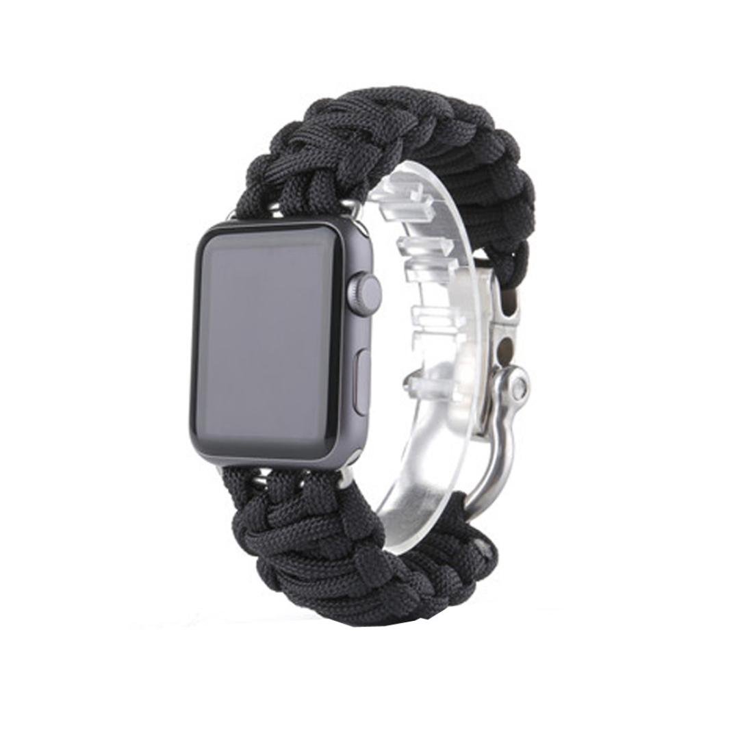 国内配送 ナイロンロープストラップ Rtyou Tm 耐久性新しいナイロンロープサバイバルブレスレット用時計バンドiwatch Apple Watch 38 Mm J J B077xry31c Hermescolleges Ca