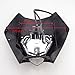 GOOFIT Universal 12V 35W Motorcycle Supermoto Halogen Headlight Indicator Fairing Lampshade for KTM IC4 620 KTM EXC Suzuki RM RMZ Honda XR Dirt Bike Motor Black
