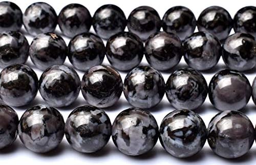 Amazon 福縁閣 マダガスカル産 インディゴガブロ斑糲岩 はんれいがん 8mm １連 約３８ｃｍ Rg243 8 天然石 パワーストーン ビーズ ルースストーン 通販