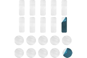 20pcs Under Cabinet Light Magnetic Strip Stickers, Replacement Cabinet Lights Magnet Sticky Tape Metal Adhesive Backing Plate