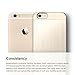 iPhone 6S Case, elago® [Outift Matrix][Champagne Gold] - [Premium Hybrid Construction][Brushed Aluminum][Spark Design Award] - for iPhone 6/6S