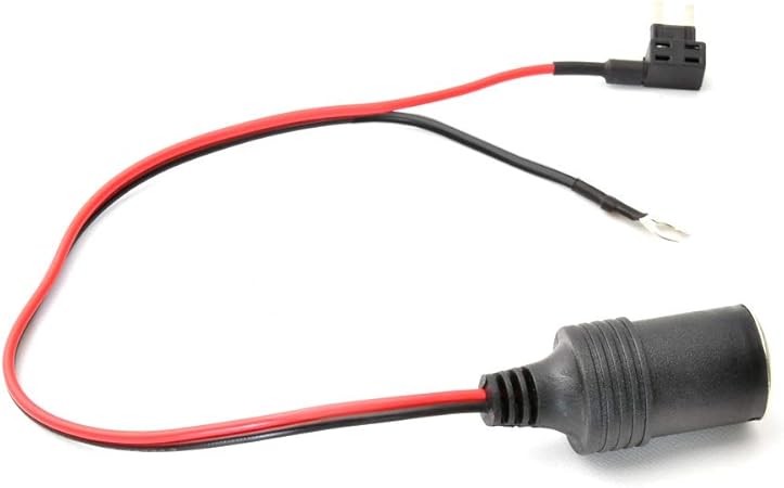 Amazon シガーソケット 電源取出し ヒューズ電源 ミニ平型ヒューズ 12v 24v 10aヒューズ付き ドライブレコーダー ドラレコ Etc 充電器 シガーソケット充電器 車 バイク