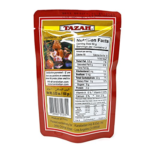 Tazah Grilled and Peeled Chestnut (100 gr / 3.52 Oz) - Thumbnail 2