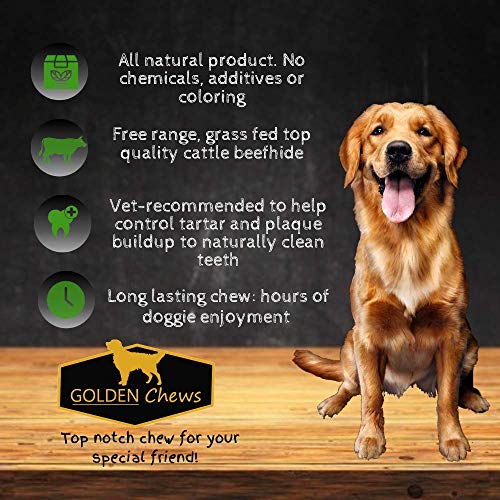 Dog Chews & Treats Natural Rawhide Chips Premium LongLasting Dog