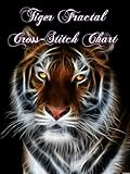 Tiger Fractal Cross Stitch Chart