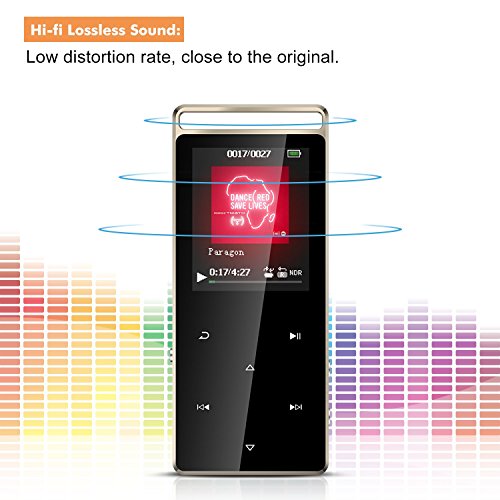 AGPTEK-A01S-16GB-MP3-Player-Touch-Screen-with-FM-Radio-Lossless-Sound-Metal-Music-Player-with-Touch-Button-Independent-Lock-Support-up-to-128GB-for-Sport-Black