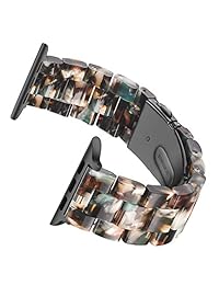 Wongeto   Correa de repuesto para Apple Watch (1.496 in, 1.575 in, serie 4 3 2 1, hebilla de acero inoxidable)