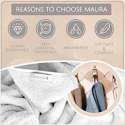 MAURA Basics Turkish Cotton Washcloth Towel Set
