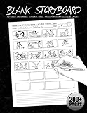 Blank Storyboard: Notebook Sketchbook Template Panel Pages for Storytelling & Layouts with 24 16:9 S by Make it Happen Publishing Inc.