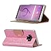 ProCase Galaxy Note 9 Wallet Case, Flip Kickstand Case with Card Slots Mirror Wristlet, Folding Stand Protective Cover for Galaxy Note 9 2018 -Glitterpink