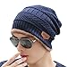 Mens Fashion Hats HINDAWI Thick Wool Knit Skull Cap Warm Winter Snow Slouchy Beanies