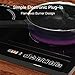 COSTWAY 1800W Double Induction Cooktop, Portable Electric Dual Hot Plate, Countertop Burner w/Digital Display, 8 Temperature and Power Levels, Kids Safety Lock, Black