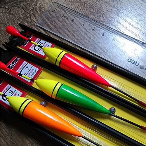 Yfch 6 Pc Flotteur De Pêche Lignes Montées Avec Hameçon