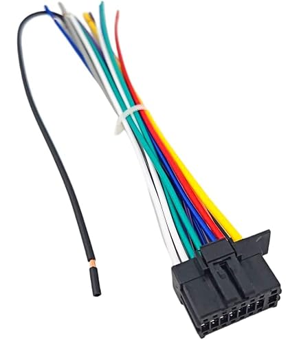 Arnés De Cables De Repuesto Para Radio De Coche Kenwood DDX23BT DDX371 DDX372BT DDX373BT DDX374BT DDX470 DPX-502BT KDC-BT318U KDC-BT330U KDC-BT365U KDC-BT555U KDC-BT558U KDC-BT558U KDC-BT558U