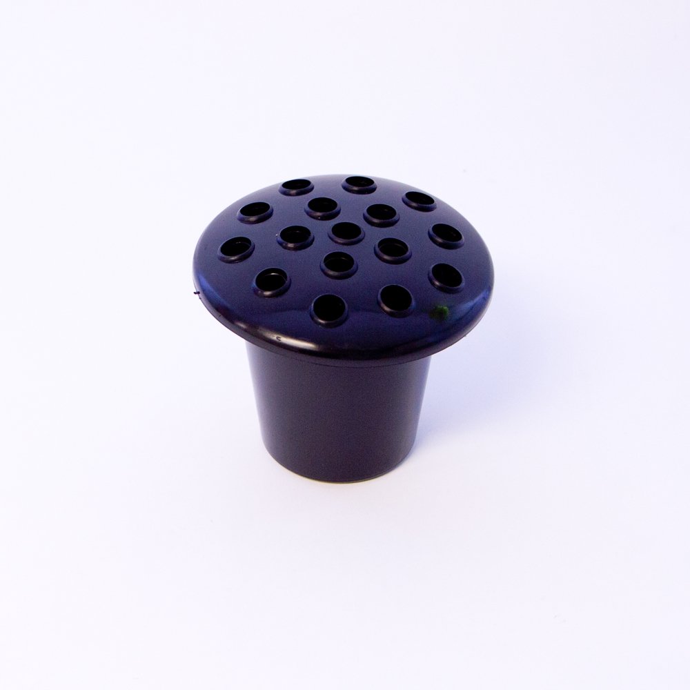 standard size black grave cemetery pot insert for fresh or artificial flowers