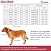 Kuoser Cozy Waterproof Windproof Reversible British Style Plaid Dog Vest Winter Coat Warm Dog Apparel Cold Weather Dog Jacket (L(Back:14.8