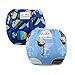 ALVABABY Swim Diapers Large Size 2pcs Reusable &Adjustable Baby Boy ZSW03-04