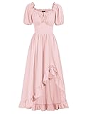 Renaissance Dress Women Corset Milkmaid Dress