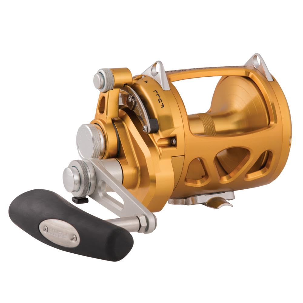 PENN International VIS 2 Speed Reel, Gold, 30