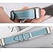 bayite Leather Bands Compatible with Fitbit Charge 2, Replacement Accessories Straps Women Men, Stone Blue