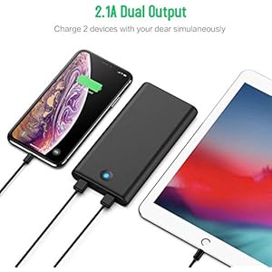 VOOE Powerbank 25800mah, Caricabatterie Portatile 2 uscite, Caricatore Portatile Batteria Esterna per iPhone Cellulare… - immagine 6