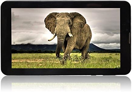 JEJA 7" Inch Android Google Tablet PC 4.2 2G SIM GSM Mobile Cell Phone Phablet 4GB Dual Core Camera Bluetooth GPS Capacitive TFT LCD Touch Screen WiFi (Black Color)
