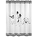 iDesign French Bulldog Fabric Shower Curtain, 72