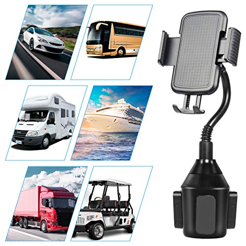 Cup Holder Phone Mount Universal Adjustable Gooseneck Cup Holder Cradle Car Mount for Cell Phone iPhone Xs/XS Max/X/8/7 Plus/Galaxy - Thumbnail 5